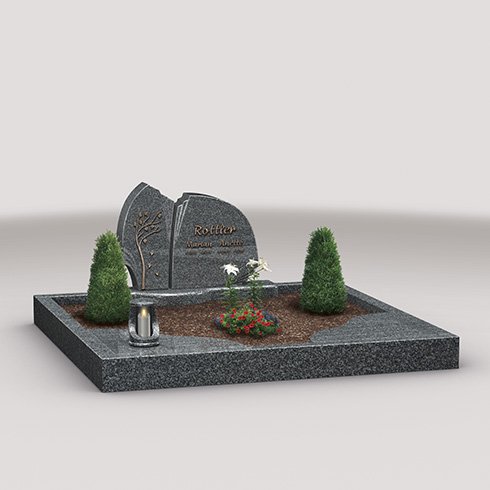 D089-Modell-Grabstein-Ohne-Grabmal