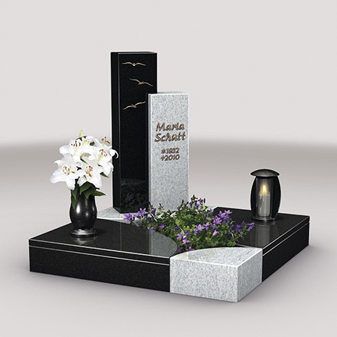 UA-038-Modell-Grabstein-Haltern-Grabmal