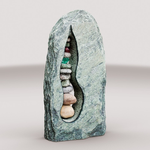 felsen003-Modell-Grabstein-Astrup-Grabmal